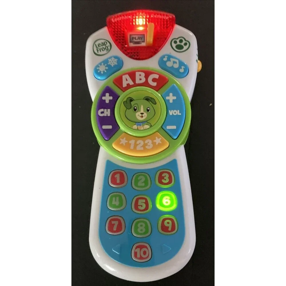 LeapFrog Scout Learning Lights Remote Deluxe ABC Music Toy Tested Working